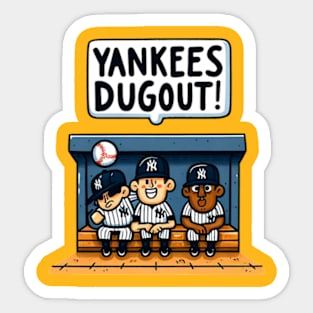 Yankees Dugout Sticker